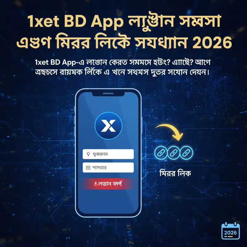 1xbet BD App লগইন সমস্যা সমাধান ২০২৬